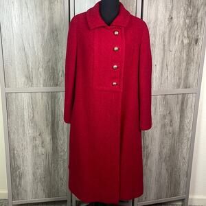 Vintage 30's Lord + Taylor/Saks Fifth Avenue wool maxi coat women's 14-16